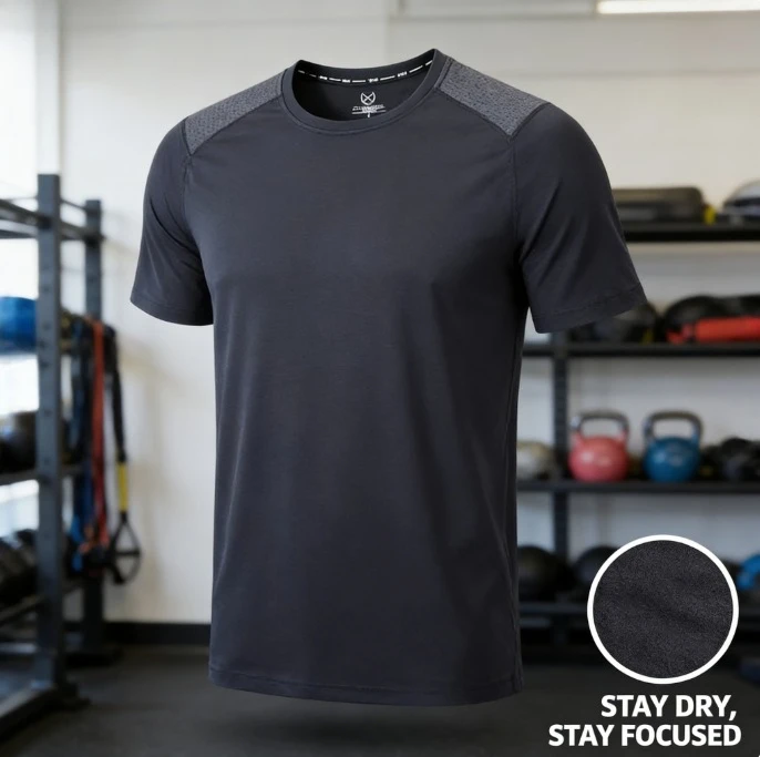 

Мужская летняя спортивная футболка, облегающая, быстросохнущая, дышащая, влагоотводящая, для бега, фитнеса, тренировок, спортивная одежда