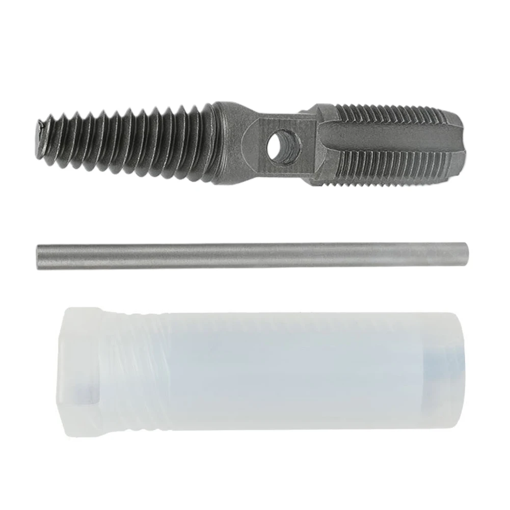 

1set Double Head Threaded Water Pipe Extractor Drill Bits Bolt Screw Removal Repairer Silver Hand Tools Accessories