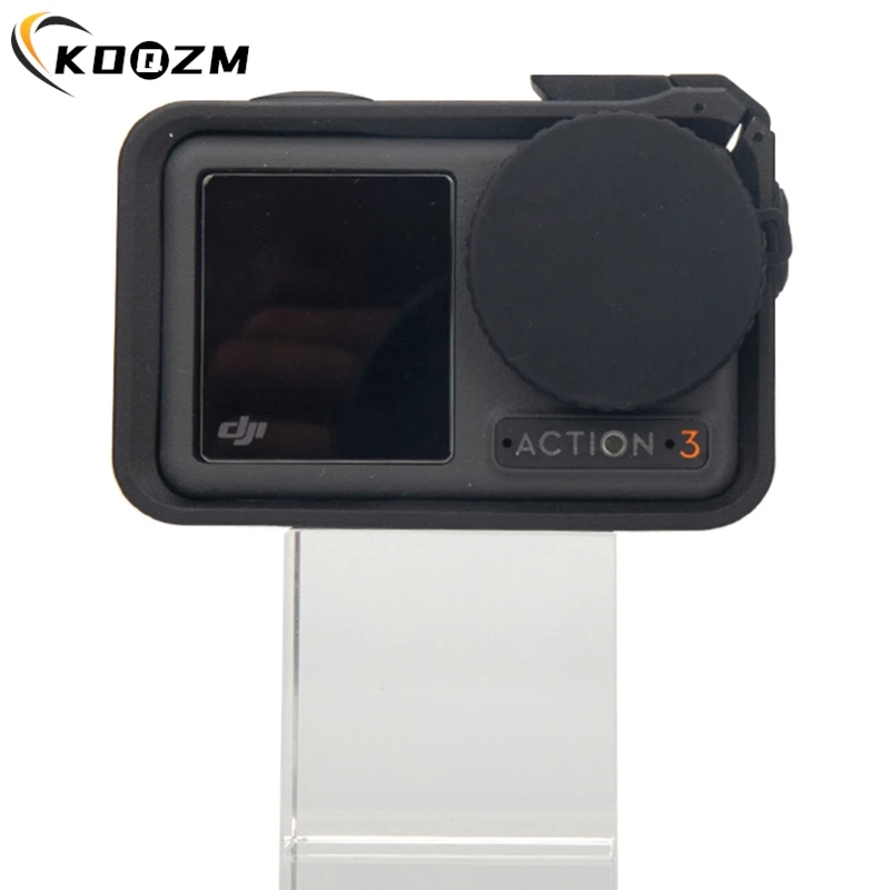 Poeira e queda resistente Camera Lens Cover, tampa protetora para DJI Action 4 e 3 Sports Camera Acessórios
