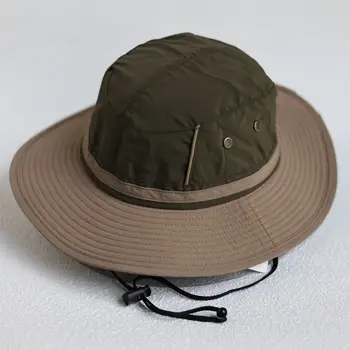 日式抽繩遮陽漁夫帽,男女大頭戶外登山釣魚夏日帽 8 最佳銷售 日本遮陽帽 - №5
