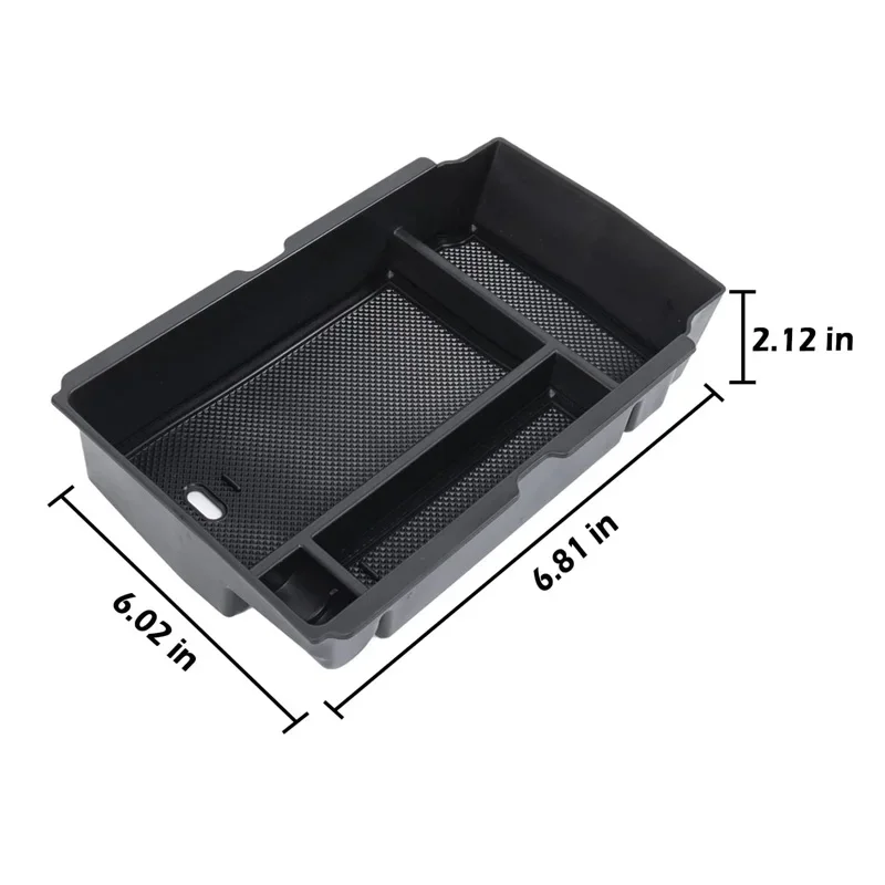 Car Interior Center Console Organizer Armrest Storage Box For Honda CR-V 2023-2025 EX/EX-L/LX/Hybrid Sport/Hybrid Sport Touring