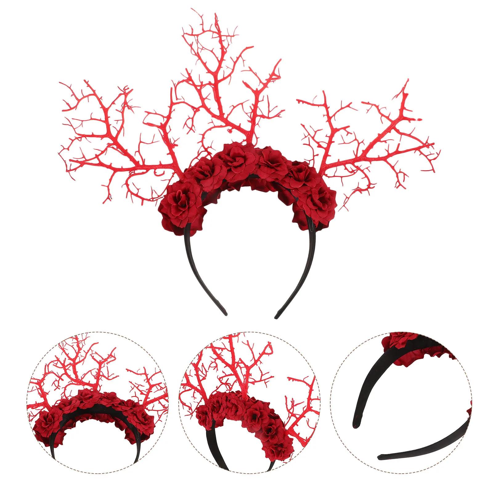 

Simulated Branch Hair Decor For Cosplay Party Masquerade Performance Antlers Headband Tree Branches Headbands Hair Accessory