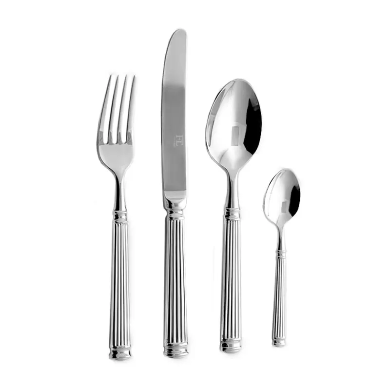 Complete Kitchen Tableware Fork and Spoon Stainless Steel Kitchen Utensils Set Knife Dinner Plate Set Cutlery Accessories For