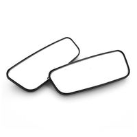 Mirror 360 Degree Car Accessories Blind Spot Mirror Wide Angle Mirror Car Reversing Auxiliary Mirror Rectangular Curved Mirror