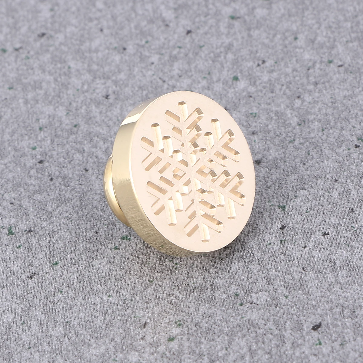 

Seal Replacement Head Snowflake Pattern Sealing Wax Copper Easy Install Exchange Gifts Traditional Style Invitations Packaging
