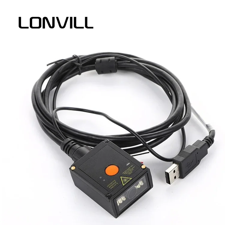 2025/High Speed Continuous Scanning Data Matrix  Fixed Mount 2D Barcode Scanner  RS232 IP65 Industrial Fixed Scanner