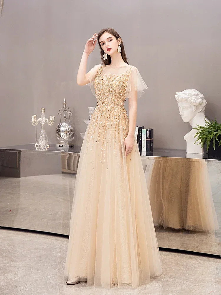 Wedding Party Dress Women Elegant Luxury Suitable Dresses on Request Luxurious Turkish Evening Gowns Robe Prom Gown Formal Long