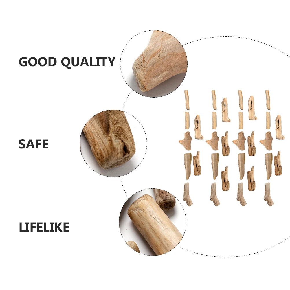 

30pcs Fish Tank Driftwood Decorations Natural Wooden Branches Aquarium Adornment Underwater L scape Pet Supplies