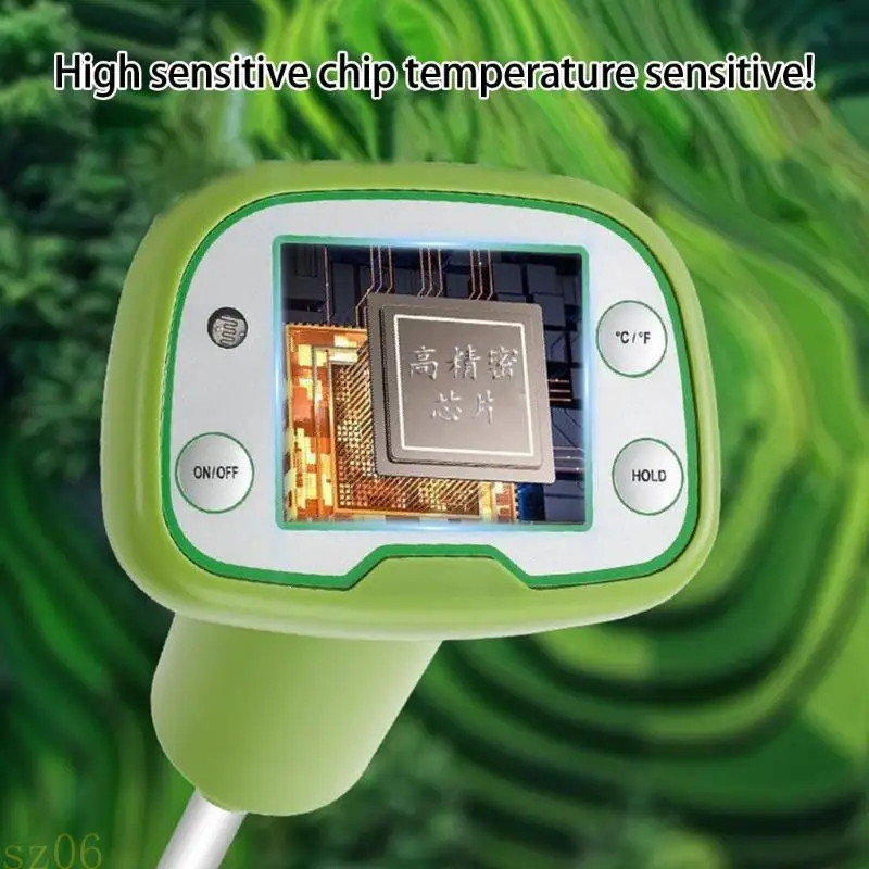 Q2Q4 Advanced Soil Testing Tool for Temperature Extent 10 to 70C Dampness 20 to 90% 2 to 9 and Light Detecting in Planting