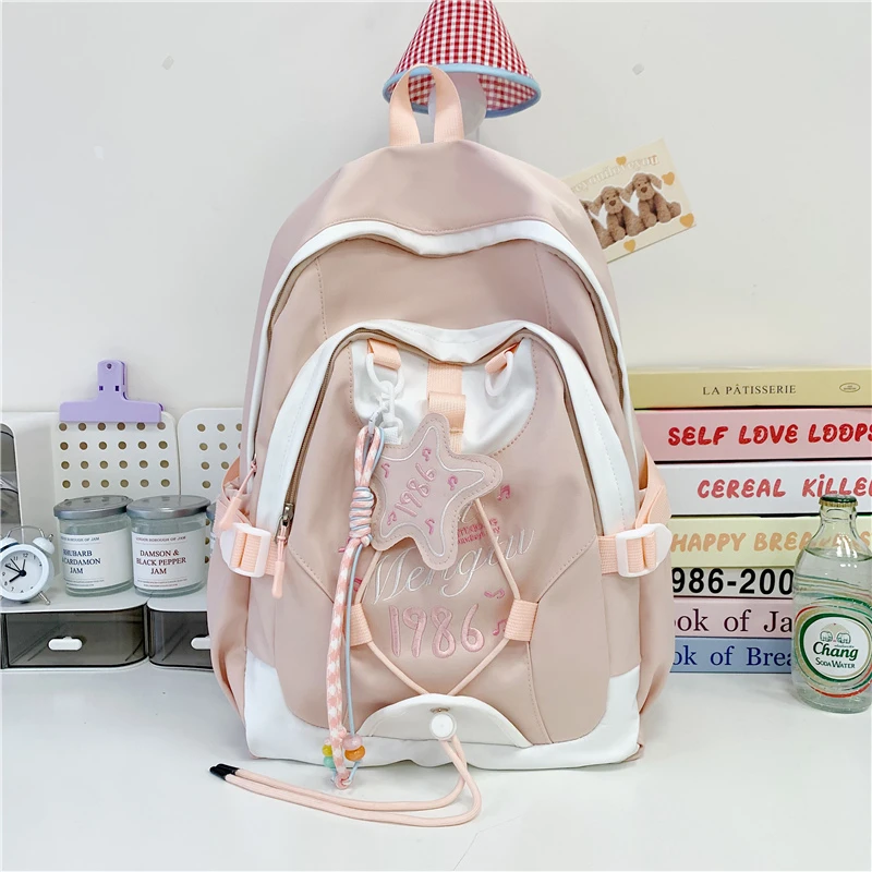 Zaini portatili in nylon di grande capacità per il tempo libero Sport Zaini portatili con tasca interna con cerniera alla moda per unisex 2025 Vendita calda