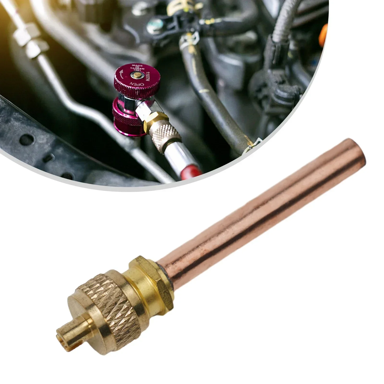 5PCS Refrigeration Access Valve Filling Valve, Air Conditioning Accessories, Suitable For Charging And Pressure Testing