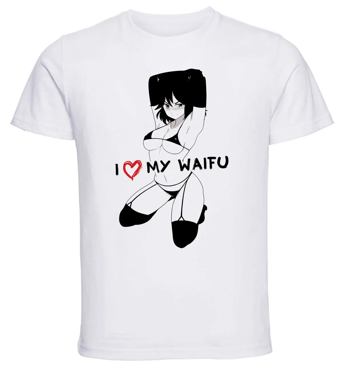 T-Shirt White Black Ink  Kill la Kill Matoi Ryuuko PE0365