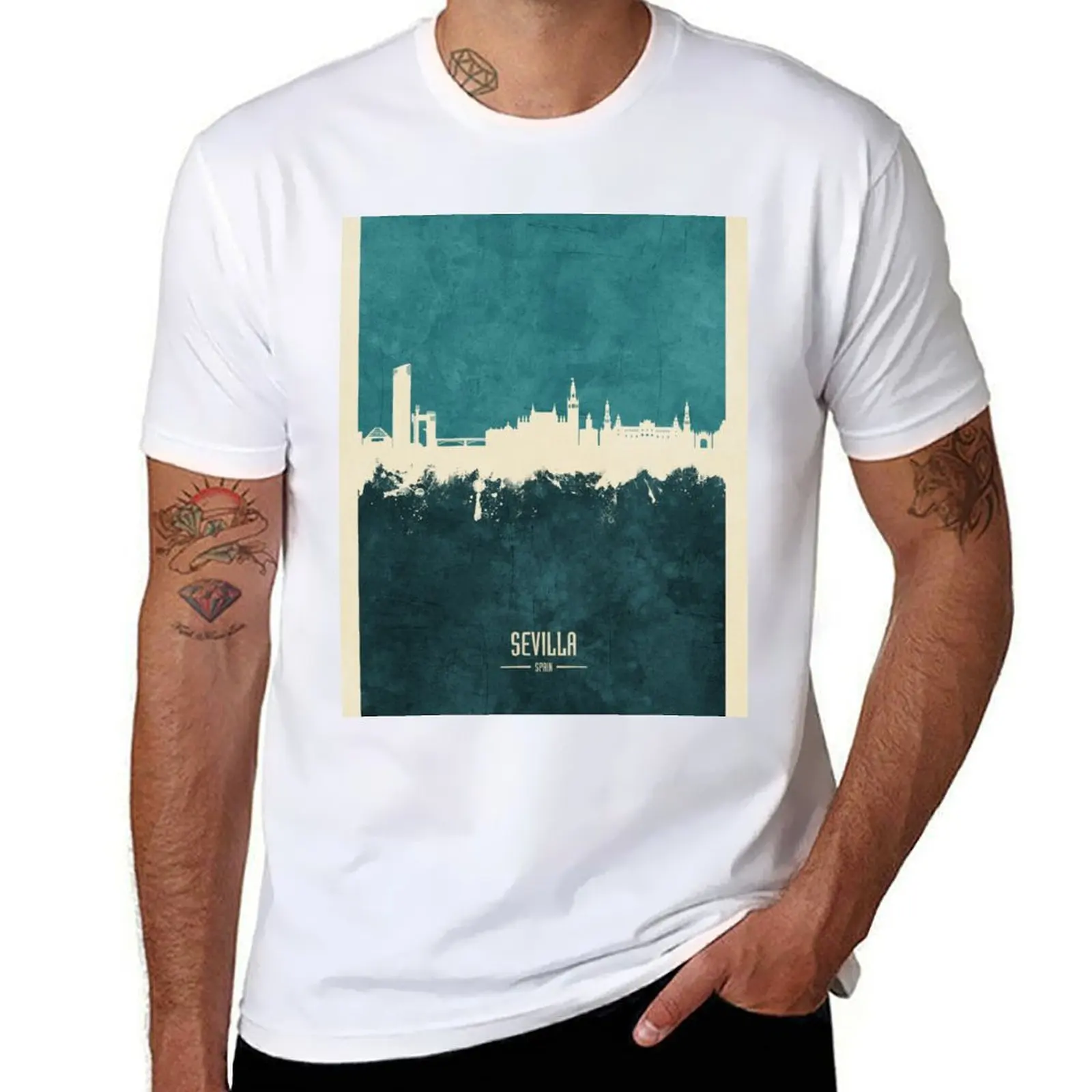 

Sevilla Spain Skyline T-Shirt football t shirt cute tops essential t shirt t shirt men