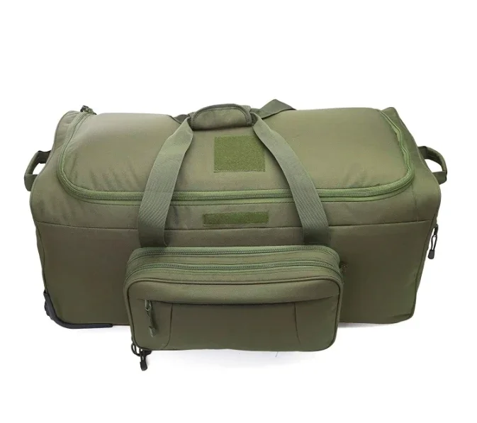 Deployment Camping Weekender Traveling Luggage Roller Wheeled Bag Tactical Travel Rolley Bag With Wheels