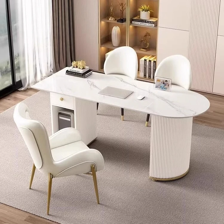 Nordic light luxury beauty salon medical beauty consultation reception desk simple modern oral clinic