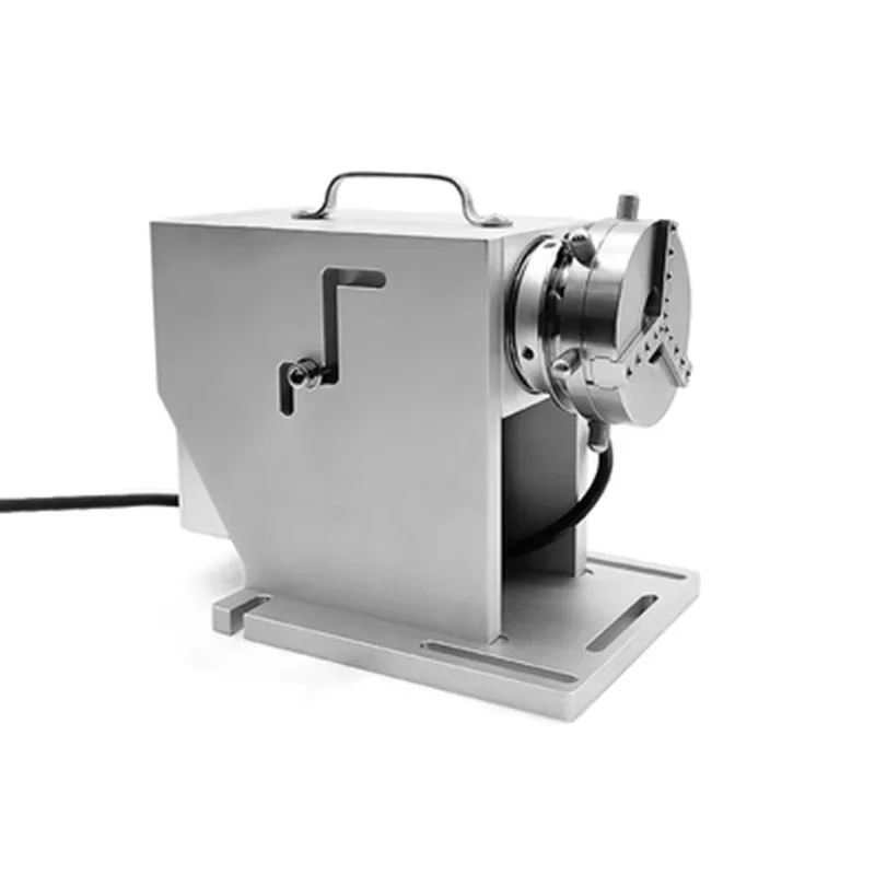 

LY Industrial Ring Jewelry Rotary Axis Through Hole Design with Stainless Steel Clamp Jig Fiber Carving Machine Parts