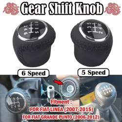 5/6 Speed Car Gear Shift Lever Handle Gear Shift Knob Stick Head FOR FIAT GRANDE PUNTO 2006-2012 FIAT LINEA 2007-2015