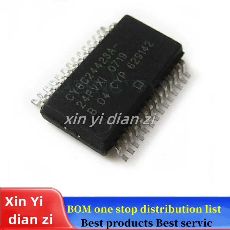 1pcs/lot CY8C24423A--24PVXI CY8C24423 microcontroller SSOP ic chips in stock