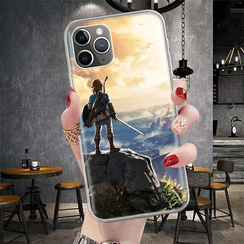 Z-Zeldas-Majoras Mask Soft Phone Case For IPhone 11 13 16 Pro MAX 15 + 14 Plus 12 Mini X XS Apple 8 7 SE Fundas Coque 11 12 13 1