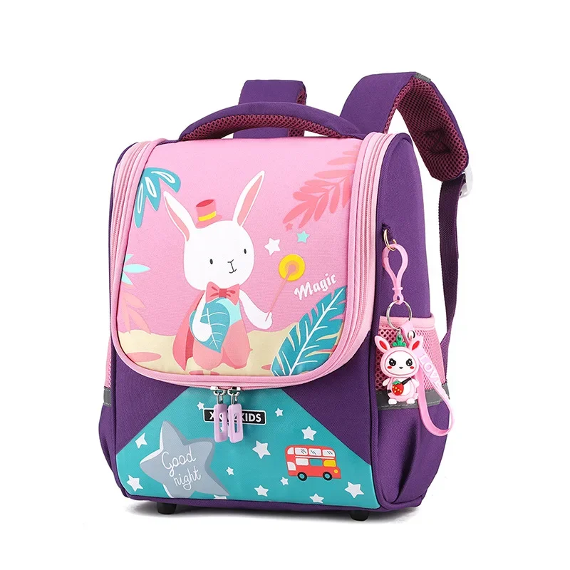 Cute Rabbit Baby Girls Backpacks High Quality Kindergarten Schoolbag Kids Backpack Dinosaur Boys School Bags 2-6 Years