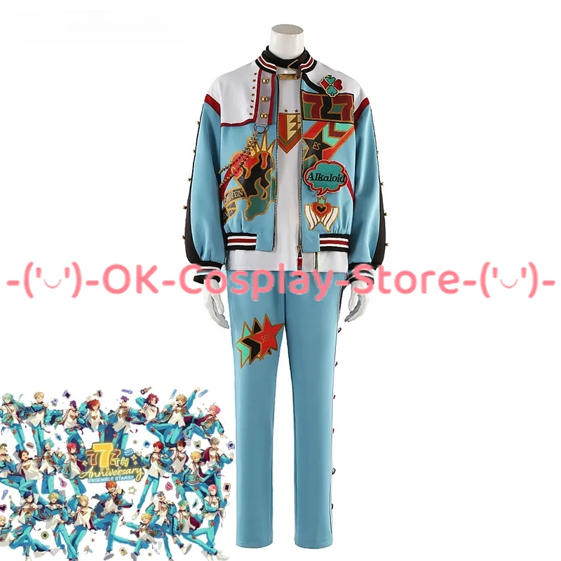 

Game Ensemble Stars 7th Anniversary Cosplay Costume Cute Party Suit Top Pants Coat Halloween Carnival Uniform Custom Made