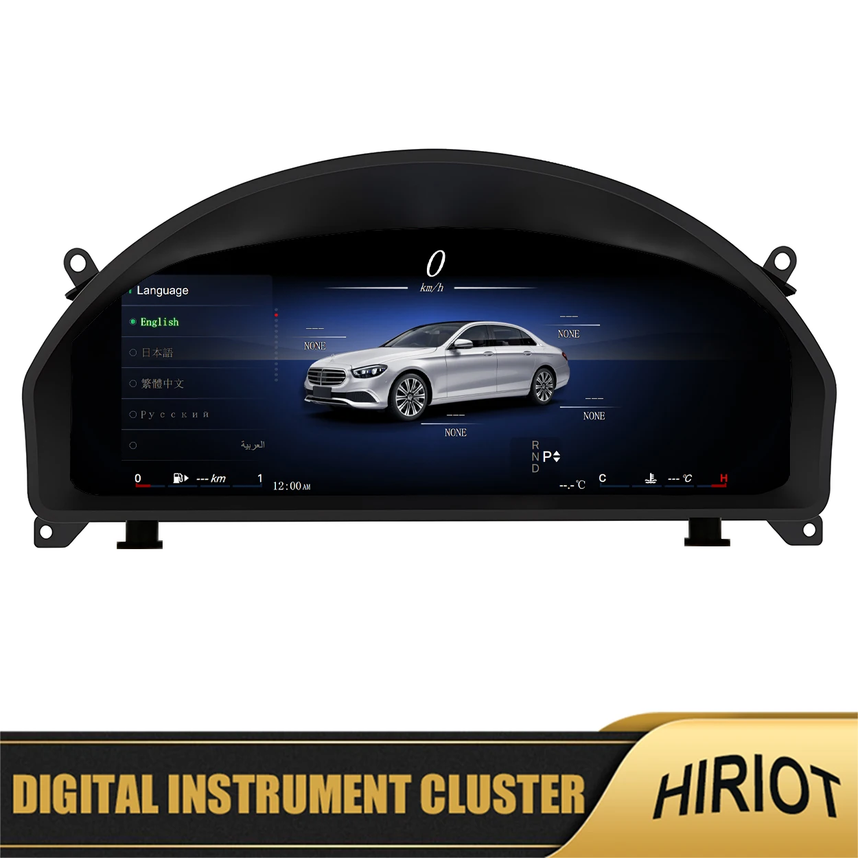

LCD Gauge For Mercedes Benz GLK-Class X204 2010-2015 Digital Instrument Cluster Speedometer Panel Tachometer Dashboard Odometer