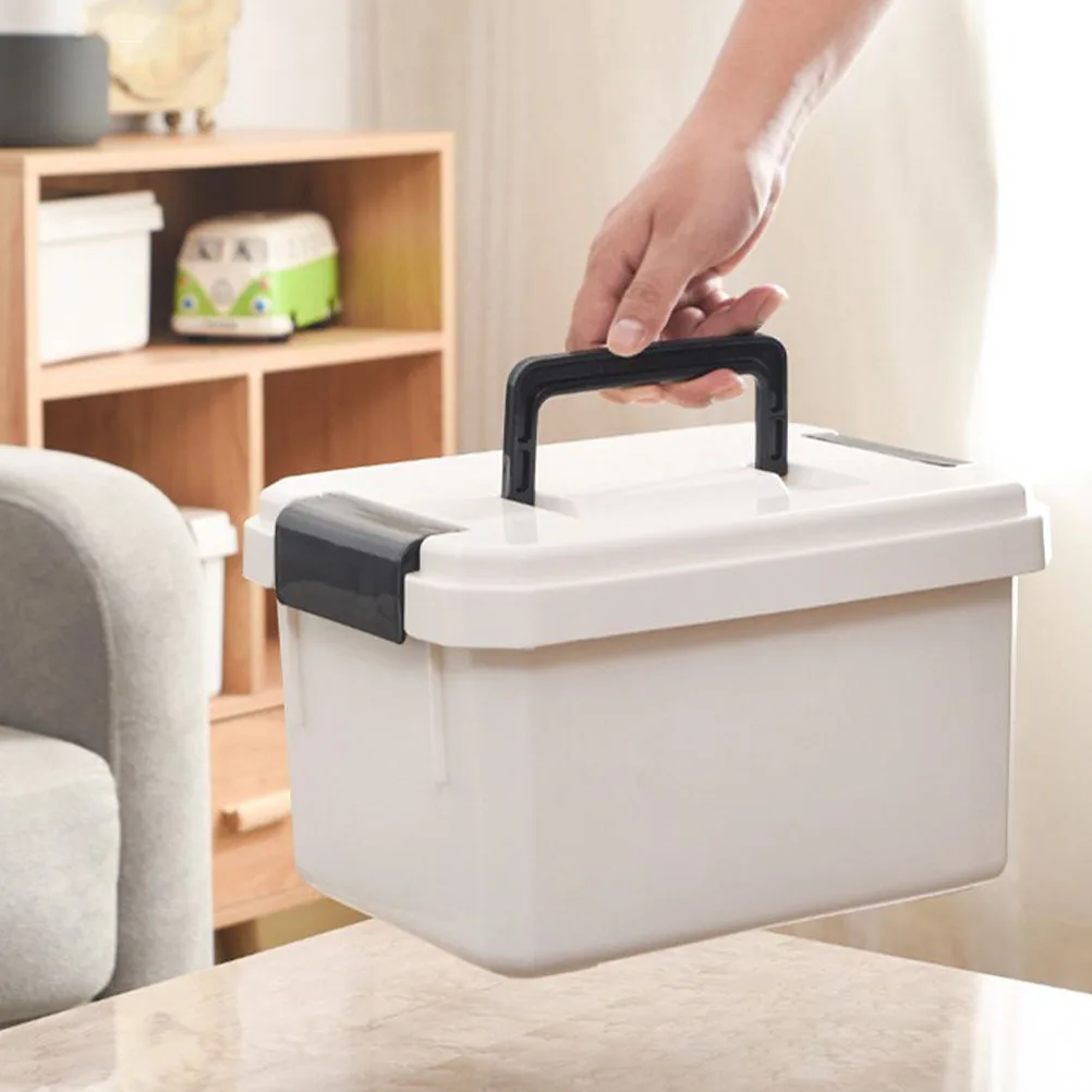 1 قطعة صندوق دواء الإسعافات الأولية سعة كبيرة حاوية تخزين محمولة للمنزل في الهواء الطلق السفر الرياضة أشتات حالة المنزلية #3