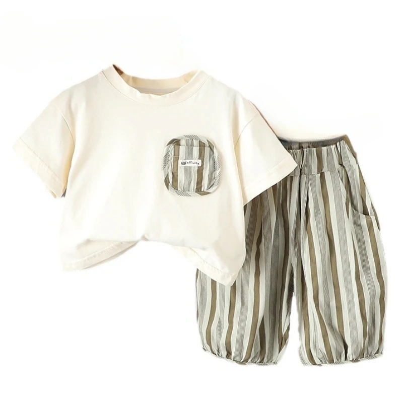 

New Summer Baby Clothes Set Children Boys T-Shirt Shorts 2Pcs/Sets Toddler Clothing Infant Casual Cotton Costume Kids Tracksuits