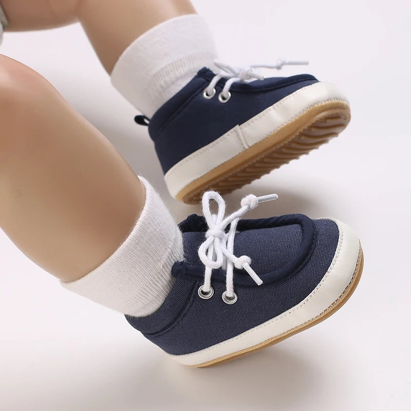 Modische Frühlings- und Herbst-Babyschuhe 0-18 Monate, Kindersportschuhe, Jungen-Schuhe mit weichen Gummisohlen, rutschfeste Babyschuhe zum Laufen, Freizeitschuhe – Detail 11