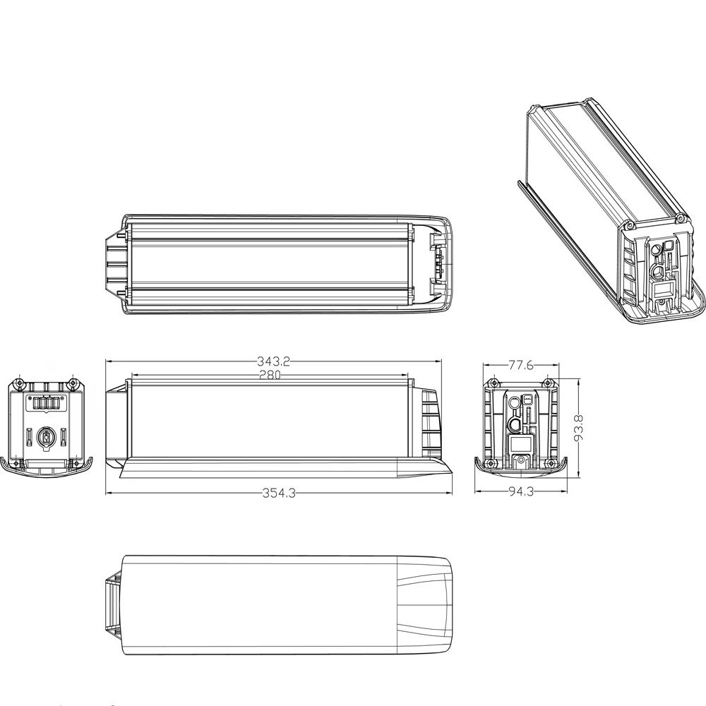 FREY EX Elite 36V 48V  Inner Battery Version 12Ah 14Ah 15Ah 17.5Ah for 250W 500W 750W Step Thru Electric Bike