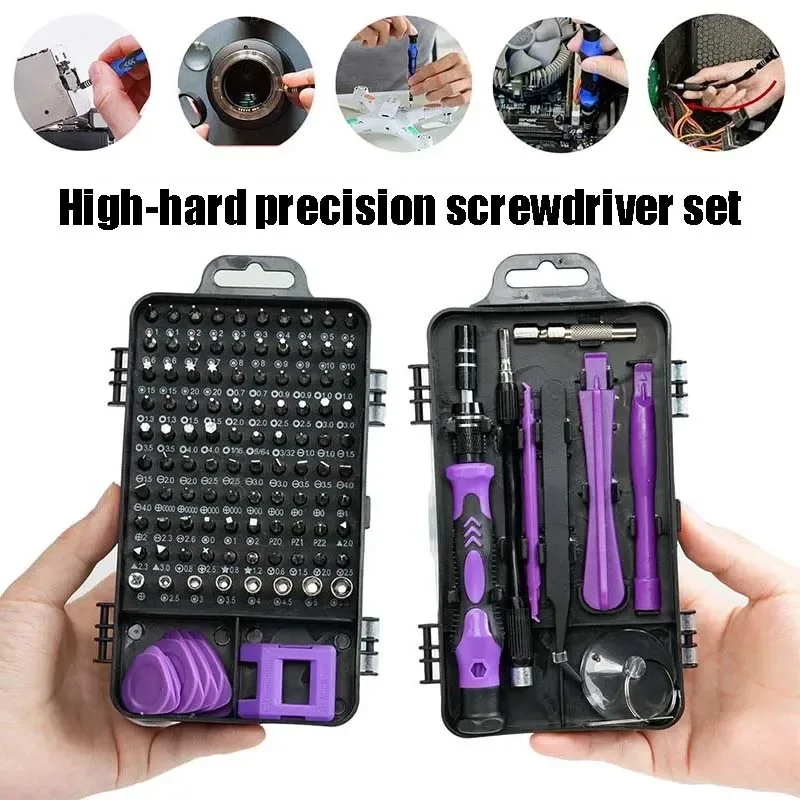 

115-in-1 Screwdriver Set Strong Magnetic Precision Bit Multifunctional Computer Mobile Phone Professional Hand Repair Tool