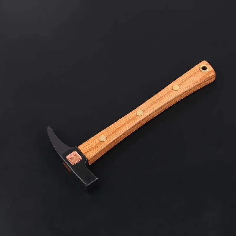 440C Alloy Steel Small Hammer Hardness HRC57+ Head with American Red Oak Handle Andy's Prison Break Hammer Best Gift