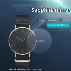 Sapphire Glass For Daniel Wellington Watch mirror men women 28mm 32mm 34mm 36mm 38mm 40mm dial lens replacement DW mirror glass