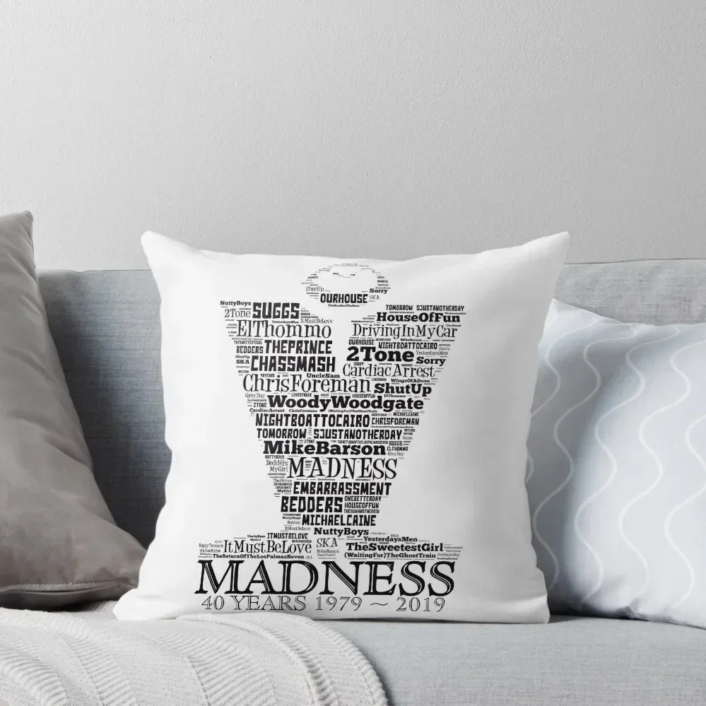 

Madness - 40 years Throw Pillow luxury covers bed pillows Couch Pillows Pillowcases For Pillows pillow