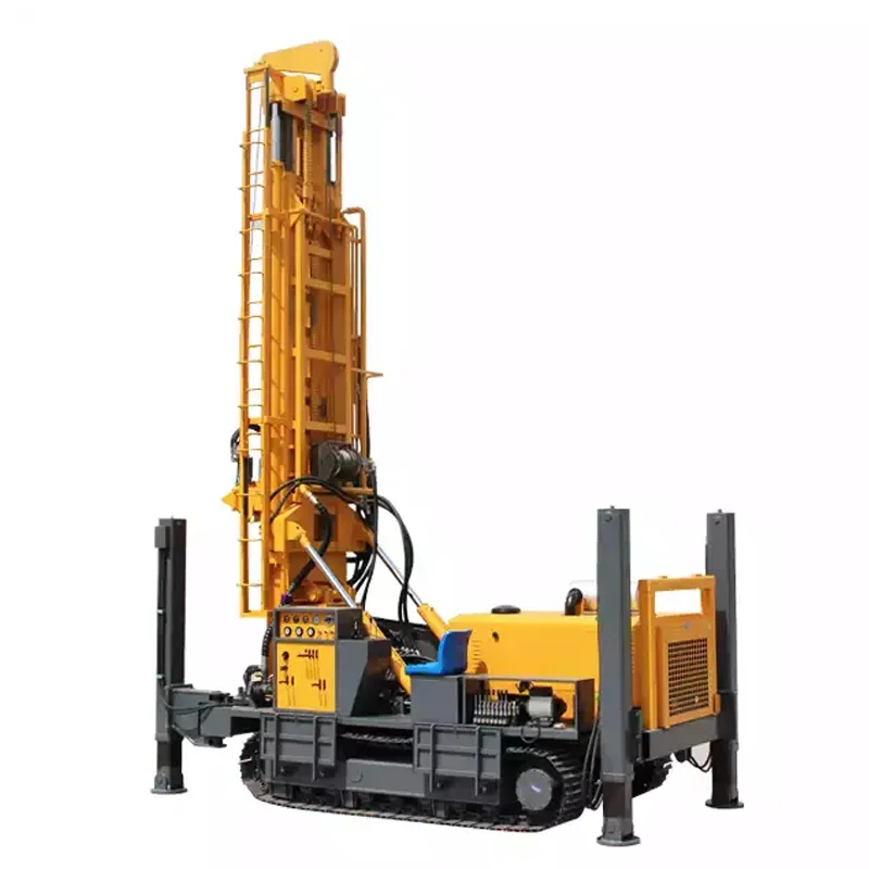 Crawler Borehole Mining Pneumatic Water Well Drilling Rig Machine Prices Hydraulic Diesel Water Well Rock Drill Rig Machine