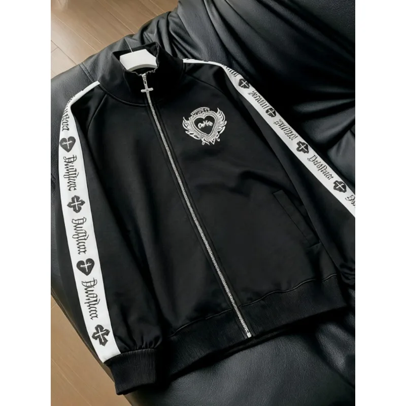 

Japanese Autumn Kawaii Hoodie Coats Women Casual Y2k Harajuku Subculture Cute Jackets 2000s American Vintage Clothing Zipper Top