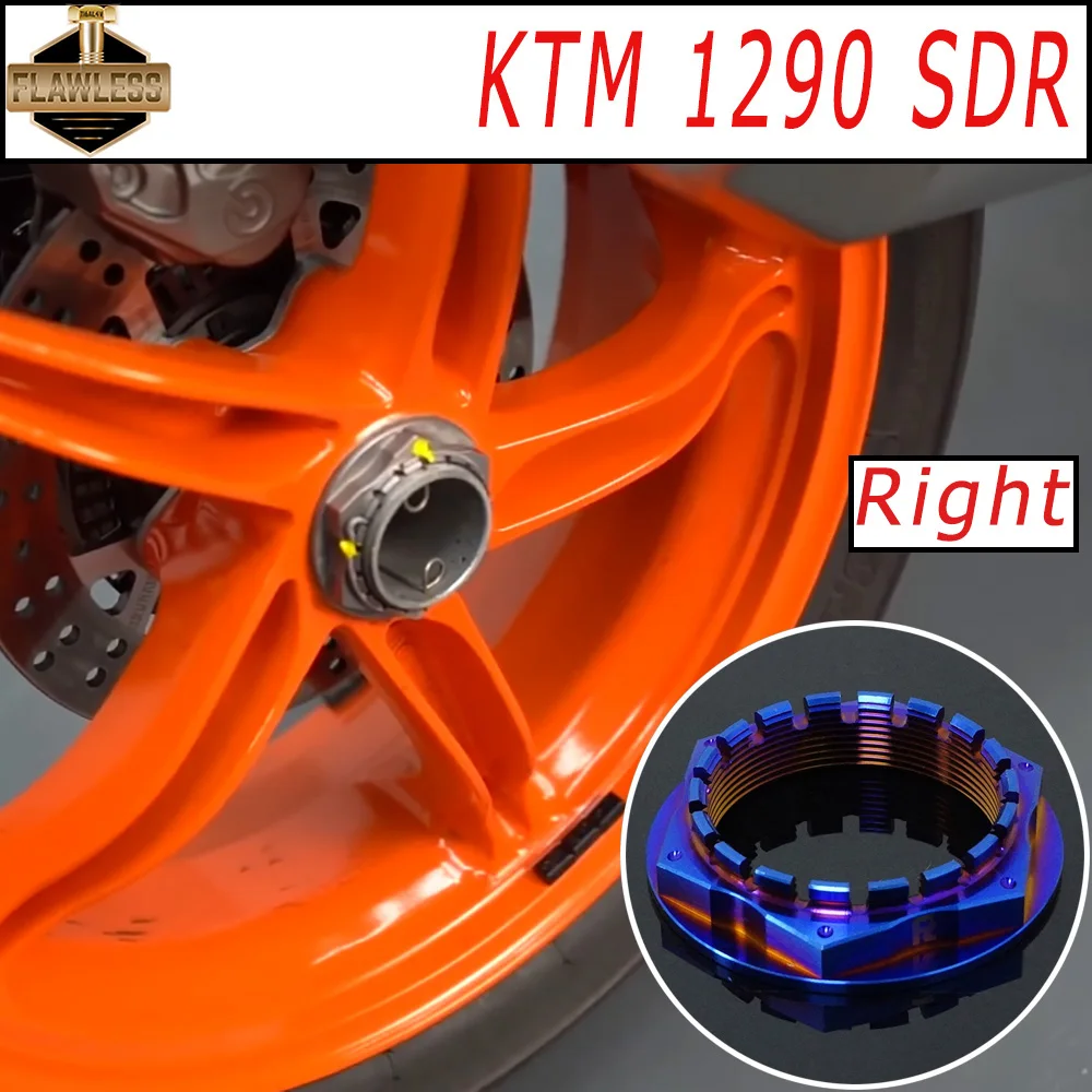 

FLAWLESSTI M35 M50 Gr5 Титановая гайка заднего моста для KTM 1290 1390 Super Duke R