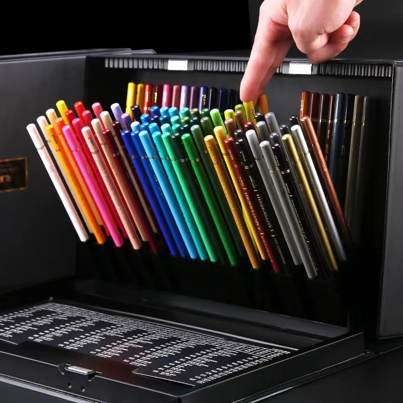 72/100 pcs Colored Pencils Professional Art Sets Gift Box Limited Version Package Sketch Oily Pencil School Office Supply