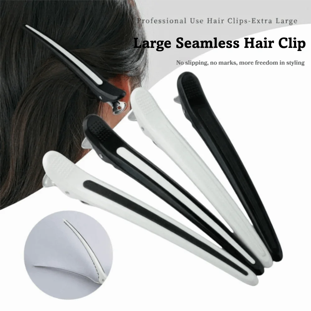 14cm Hairdressing Hair Clips Plus Length Strong Grip Crocodile Hair Clips Plastic Non-Slip Hair Clips Styling Tools