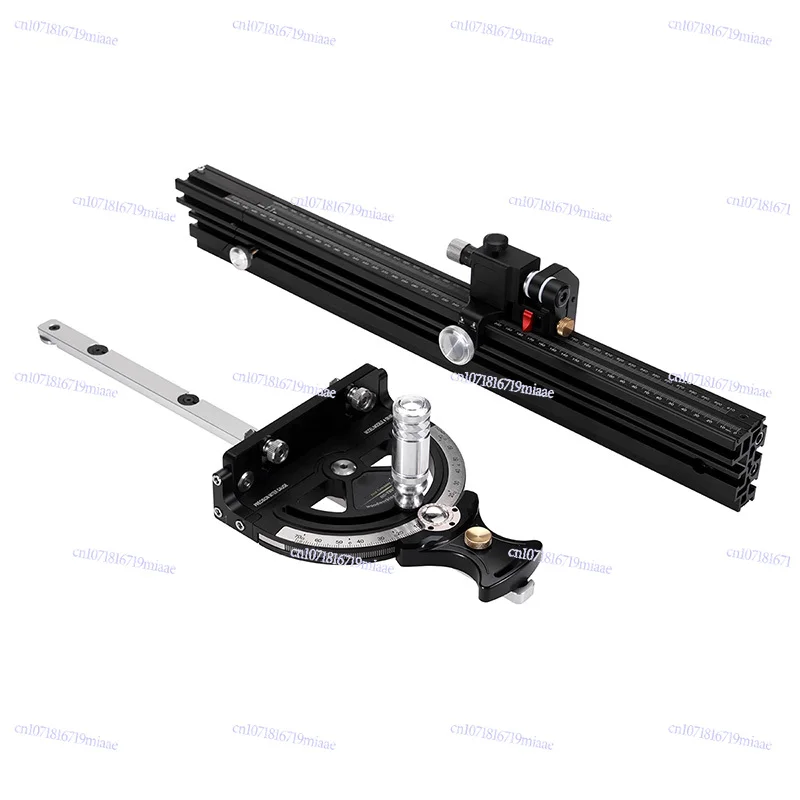 

Woodworking table worktable scale push table saw support mountain limit ruler modified push table DIY