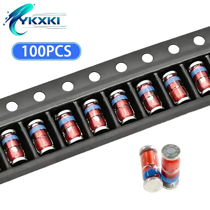 50-2500PCS ZMM22 LL34 cylindrical 22V 0.5W voltage regulator diode
