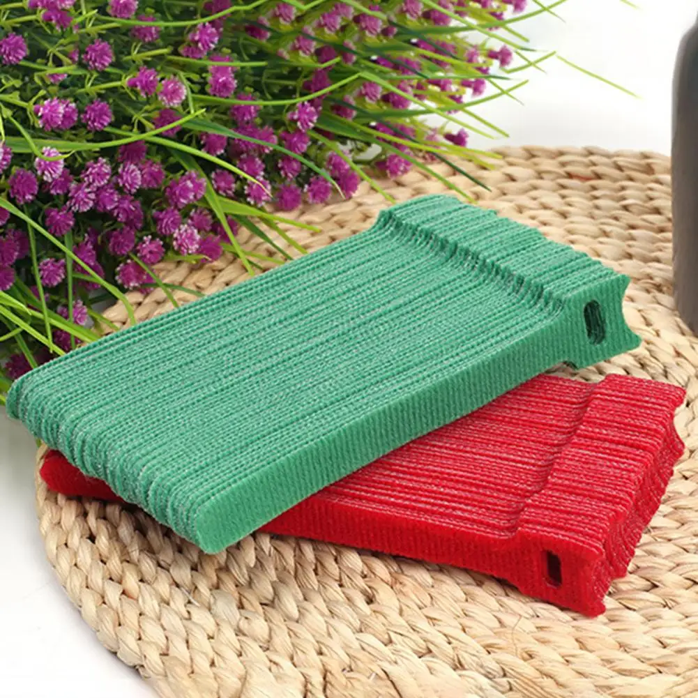 Cable Management Band 100Pcs Practical Fastener Tape Reusable  Cable Straps Wire Ties Cable Management Home Supply