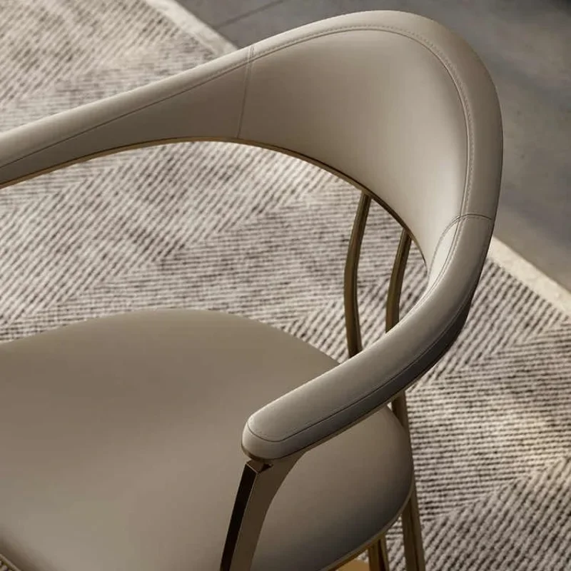 Italian light luxury armchair master chair, chair office