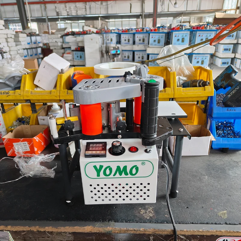 Manual edge banding machine PVC portable Edge Bander Double Side Gluing 110V/220V 1200W Woodworking Machinery MY50