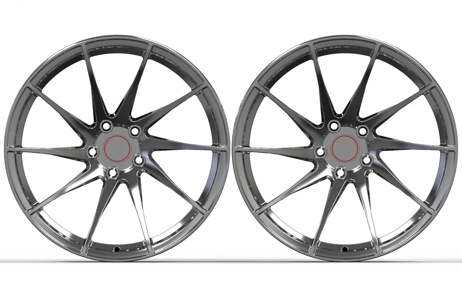 

-Multi spoke Design silvery forged rims 18 19 20 21 inch forged aluminium alloy car wheels for Maserati/Mercedes