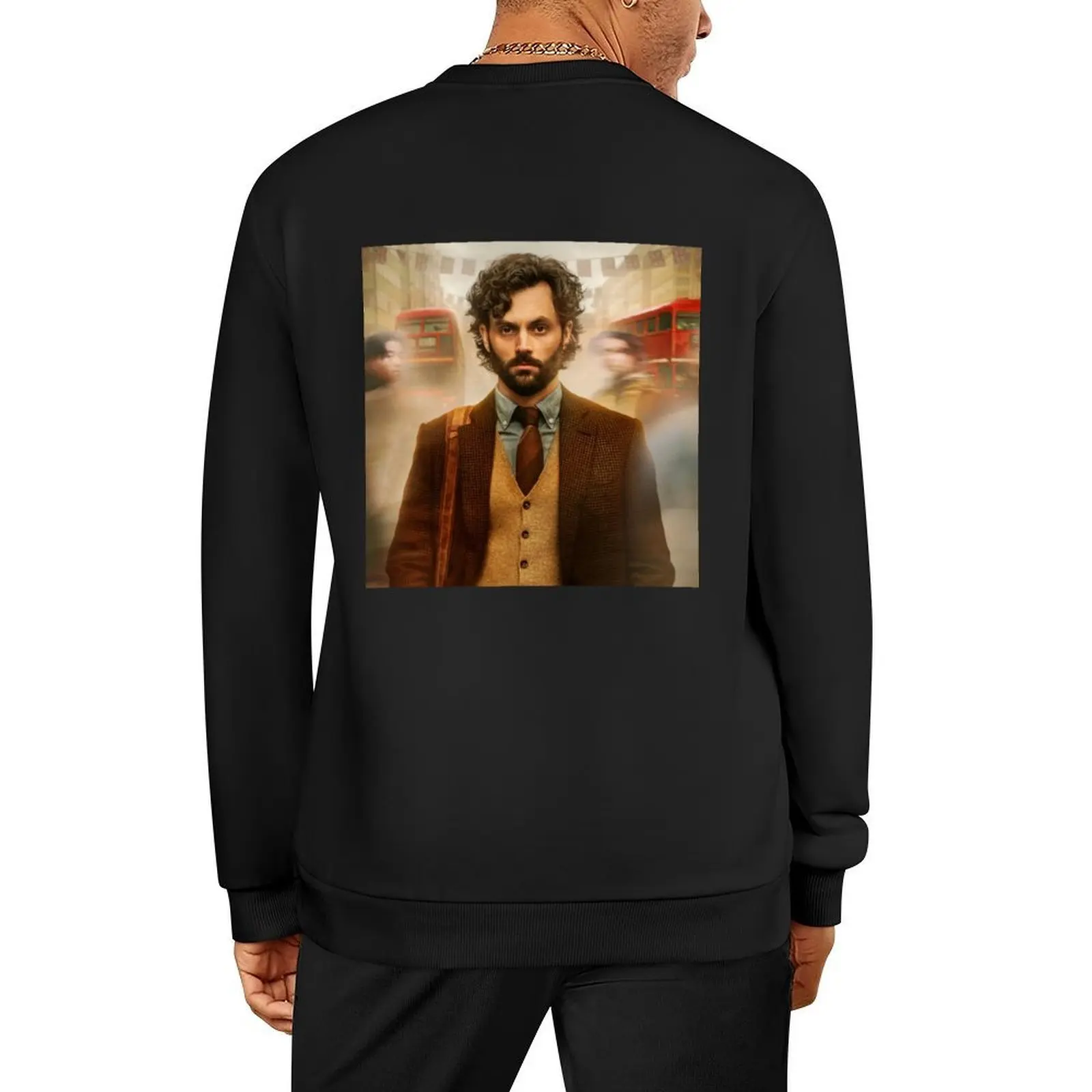 

Joe Goldberg Pullover tracksuit japanese style men wear autumn aesthetic sweatshirts