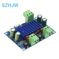 High Power Digital Power Amplifier Board 2*120W XH-M572 TPA3116D2 Chassis Dedicated Plug-in Input 5V 24V 28V Output 120W