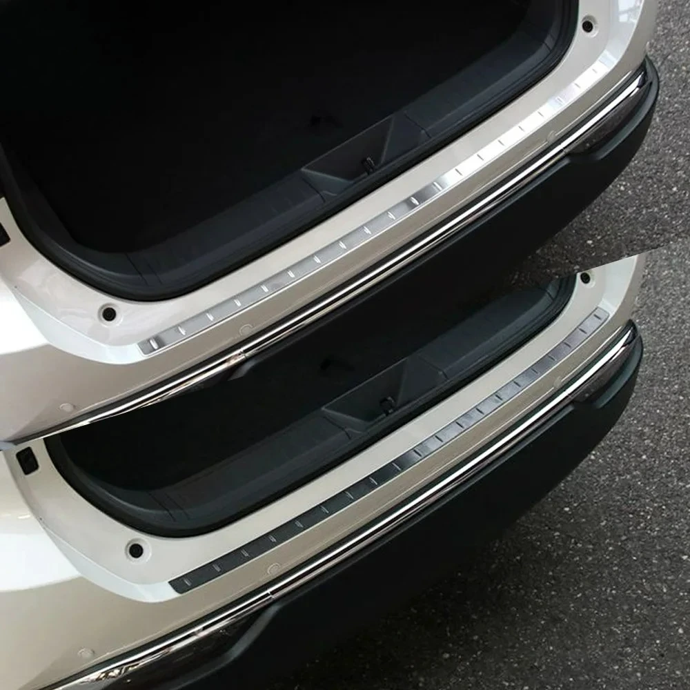 

Car Accessories For Toyota Harrier Venza Rear Trunk Bumper Protector Guard Trunk Tread Plate Cover Trunk sill 2020-2022+ stainle