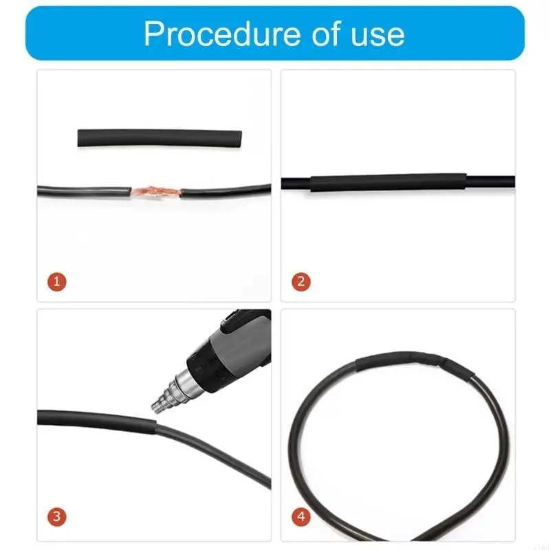 مجموعة أنابيب الانكماش الحراري بأحجام وألوان متنوعة للعزل الكهربائي #3