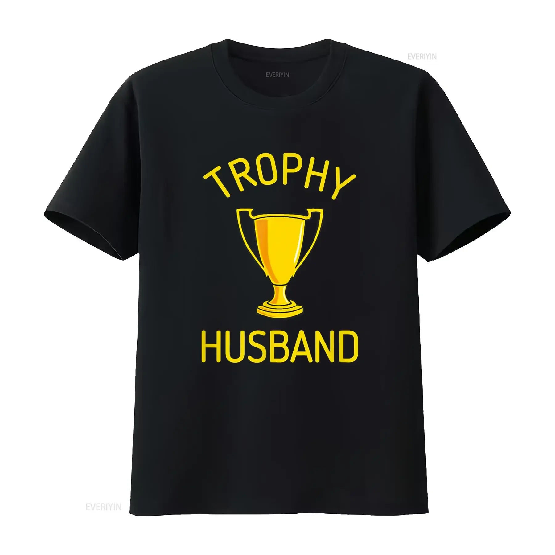 

Мужская футболка с трофеем для мужа, уникальная юбилейная жутка, винтажная стираная уличная одежда на день рождения, мягкая, стильная, удобная для мужчин
